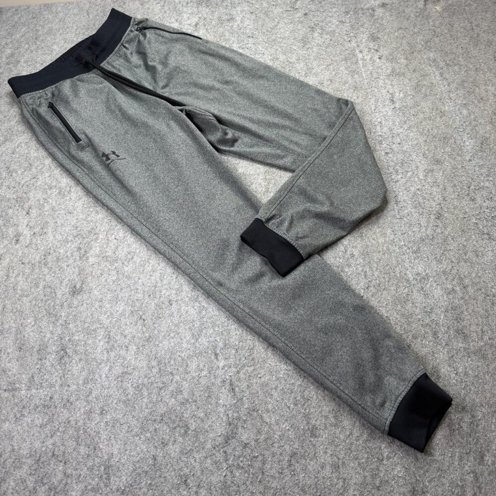 Under Armour Sportstyle Elite Tapered Pants Men Small Gray 30" 1290261 b081